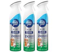 Ambi Pur Air Lot de 3 désodorisants pour animaux domestiques 300 ml
