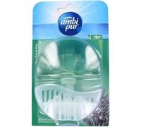 Ambi Pur Lot de 6 désodorisants WC (support + recharge 55 ml) - Arbre à thé et pin