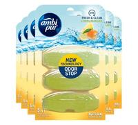 Ambi Pur Lot de 6 recharges de 3 blocs de 3 flacons de 55 ml - Citron et mandarine
