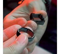 Ambi Ring Tours de magie ronds ou carrés Accessoires de magicien pour gros plan de rue Illusions d'optique (noir)