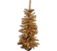 Ambiance Arbre de Table de Noël Doré Électroplaqué 120 cm