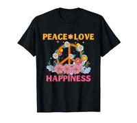 Ambiance de Road Trip rétro Hippie Peace Love Hippiness T-Shirt