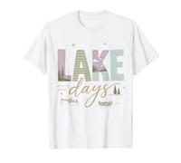 Ambiance de Vacances d'un W nd en Chalet à Lake Days T-Shirt