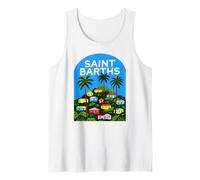 Ambiance de Voyage rétro dans Les îles des Caraïbes à Saint-Barth Débardeur