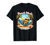 Ambiance Estivale Graphique relaxante en Forme d'abeille sur la Plage T-Shirt