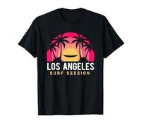 Ambiance Estivale Sunny Times Bonjour Summer Sea Coastal Coucher de Soleil T-Shirt