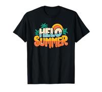 Ambiance Estivale Sunny Times Bonjour Summer Sea Sunset Vibes T-Shirt