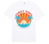 Ambiance familiale Faisant des Souvenirs Ensemble Coucher de Soleil Tropical océan Comfort Colors Adult Heavyweight T-Shirt