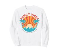 Ambiance familiale Faisant des Souvenirs Ensemble Coucher de Soleil Tropical océan Sweatshirt