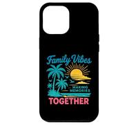 Ambiance familiale pour créer des Souvenirs Ensemble Vacances à la Plage Coque pour iPhone 12 Pro Max