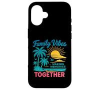 Ambiance familiale pour créer des Souvenirs Ensemble Vacances à la Plage Coque pour iPhone 16