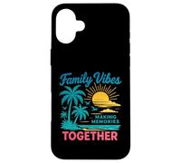 Ambiance familiale pour créer des Souvenirs Ensemble Vacances à la Plage Coque pour iPhone 16 Plus