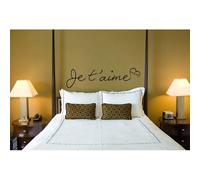 Ambiance-Live Sticker Mural Je t 'aime - 25 x 90 cm, Noir