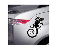 Ambiance-Live Sticker Mural Lézard Gecko pour votre voiture - 16 x 20 cm, Noir