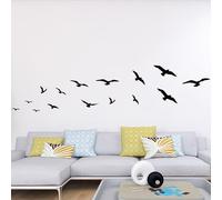 Ambiance-Live Sticker Mural mouettes 2-30 x 55 cm, Bleu foncé