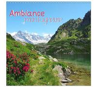Ambiance montagneuse (Calendrier mural carré 2026 30x30 cm) Calendrier double avec une page pour vos prises de notes: Promenade dans les Hautes-Alpes