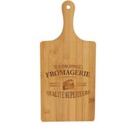 AMBIANCE NATURE - 520848 - Planche à découper bambou 35x16cm décor fromagerie avec poignée