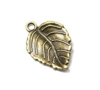 Ambiance Noël Pendentif Charme Feuille en Alliage 20Pcs pour Bricolage