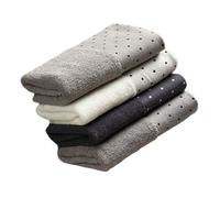Ambiance Noël Serviette Visage 4Pcs Coton Pur Six Couches