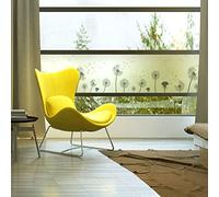 Adhésif Film Fenêtre Anti Regard Occultant - PISSENLITS - Stickers Autocollant Brise-Vue pour Vitres & Porte de Douche - 40x200cm