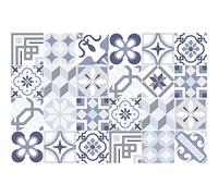Ambiance Sticker Adhésifs Carrelages Autocollant Orements Splendide Carreaux de Ciment Carrelage Sticker Mural Salle de Bain et Cuisine | 24 Pièces de 10 x 10 cm