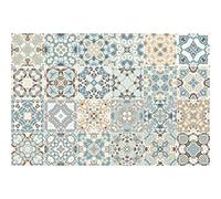 Ambiance Sticker Adhésifs Carrelages Autocollant Ornements Stylé Carreaux de Ciment Carrelage Sticker Mural Salle de Bain et Cuisine | 24 Pièces de 15 x 15 cm