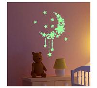 Ambiance Sticker Ambiance-Live Sticker Phosphorescent - Lune et étoiles Pendaison - 30 x 20cm phos-ROS-A330-30 x 20 cm
