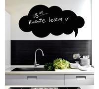Ambiance Sticker Ardoise Tableau Noir - Stickers Muraux Adhésif Effaçable - Bulle2 - H65 x L130 cm