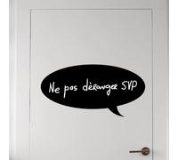 Ambiance Sticker Ardoise Tableau Noir - Stickers Muraux Adhésif Effaçable - Bulles - H70 x L35 cm