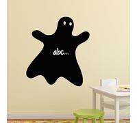 Ambiance Sticker Ardoise Tableau Noir - Stickers Muraux Adhésif Effaçable - Caricature Fantôme - H85 x L75 cm