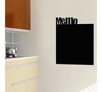 Ambiance Sticker Ardoise Tableau Noir - Stickers Muraux Adhésif Effaçable - Carnet de Note - H55 x L45 cm