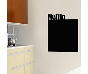 Ambiance Sticker Ardoise Tableau Noir - Stickers Muraux Adhésif Effaçable - Carnet de Note - H65 x L55 cm