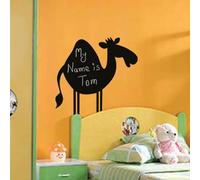 Ambiance Sticker Ardoise Tableau Noir - Stickers Muraux Adhésif Effaçable - Chameau - H55 x L55 cm