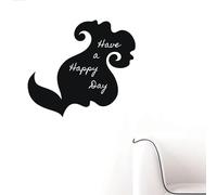 Ambiance Sticker Ardoise Tableau Noir - Stickers Muraux Adhésif Effaçable - Design Fleur - H95 x L105 cm
