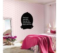 Ambiance Sticker Ardoise Tableau Noir - Stickers Muraux Adhésif Effaçable - Design Fusée - H55 x L45 cm