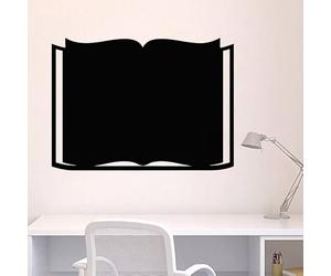 Ambiance Sticker Ardoise Tableau Noir - Stickers Muraux Adhésif Effaçable - Design Livre - H15 x L20 cm