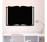 Ambiance Sticker Ardoise Tableau Noir - Stickers Muraux Adhésif Effaçable - Design Livre - H40 x L55 cm