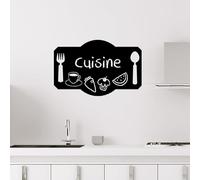 Ambiance Sticker Ardoise Tableau Noir - Stickers Muraux Adhésif Effaçable - Design Plateau de Cuisine - H35 x L55 cm