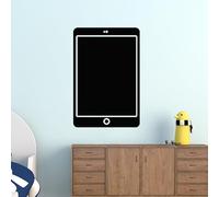 Ambiance Sticker Ardoise Tableau Noir - Stickers Muraux Adhésif Effaçable - Design Smartphone - H170 x L115 cm