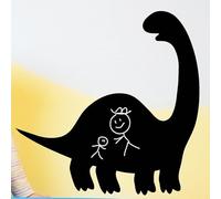 Ambiance Sticker Ardoise Tableau Noir - Stickers Muraux Adhésif Effaçable - Dino - H110 x L110 cm