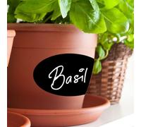 Ambiance Sticker Ardoise Tableau Noir - Stickers Muraux Adhésif Effaçable - Étiquettes 1 - H20 x L25 cm