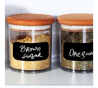 Ambiance Sticker Ardoise Tableau Noir - Stickers Muraux Adhésif Effaçable - Étiquettes 2 - H30 x L50 cm