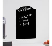 Ambiance Sticker Ardoise Tableau Noir - Stickers Muraux Adhésif Effaçable - Menu Restaurant - H90 x L145 cm