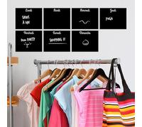 Ambiance Sticker Ardoise Tableau Noir - Stickers Muraux Adhésif Effaçable - Nouvelle Semaine - H45 x L115 cm