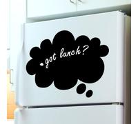 Ambiance Sticker Ardoise Tableau Noir - Stickers Muraux Adhésif Effaçable - Nuage - H115 x L180 cm