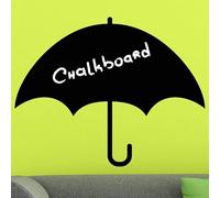 Ambiance Sticker Ardoise Tableau Noir - Stickers Muraux Adhésif Effaçable - Parapluie - H75 x L95 cm