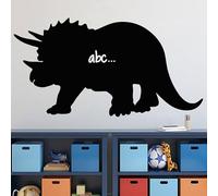 Ambiance Sticker Ardoise Tableau Noir - Stickers Muraux Adhésif Effaçable - Silhouette Kentrosaure - H75 x L145 cm