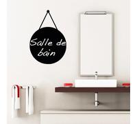Ambiance Sticker Ardoise Tableau Noir - Stickers Muraux Adhésif Effaçable - Sphère Pendu - H125 x L85 cm