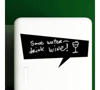 Ambiance Sticker Ardoise Tableau Noir - Stickers Muraux Adhésif Effaçable - Texte Bandes Dessinées - H35 x L70 cm