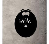 Ambiance Sticker Ardoise Tableau Noir - Stickers Muraux Adhésif Effaçable - Visage - H65 x L50 cm